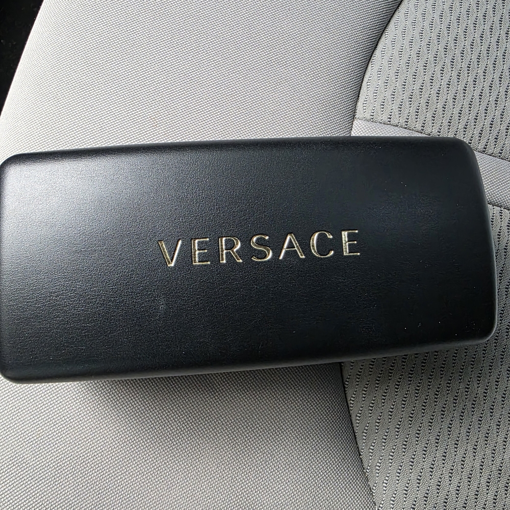 Versace Black Sunglasses Case